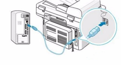 检查epson爱普生打印机和电脑的连接线