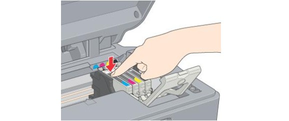 3-更换epson爱普生打印机墨盒