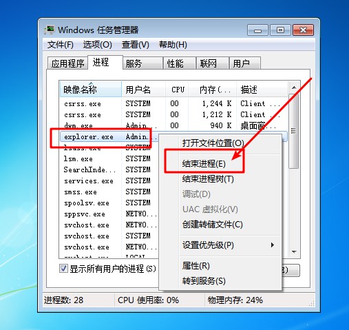 c-结束进程