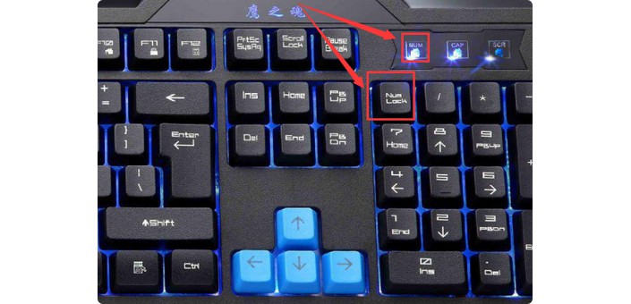 一、键盘NumLock指示灯！