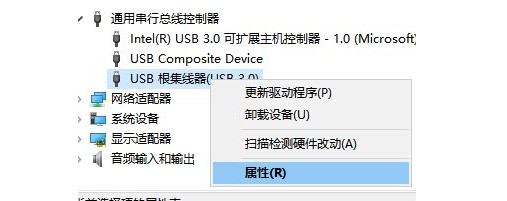 b-找到“UsB Root Hub”