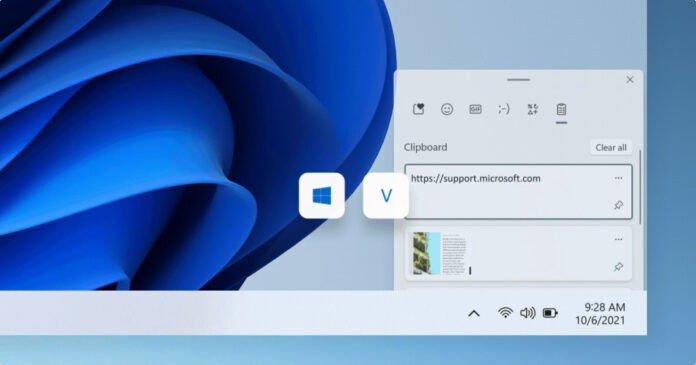 Win11系统：最新22H2版本将增加智能剪贴板功能