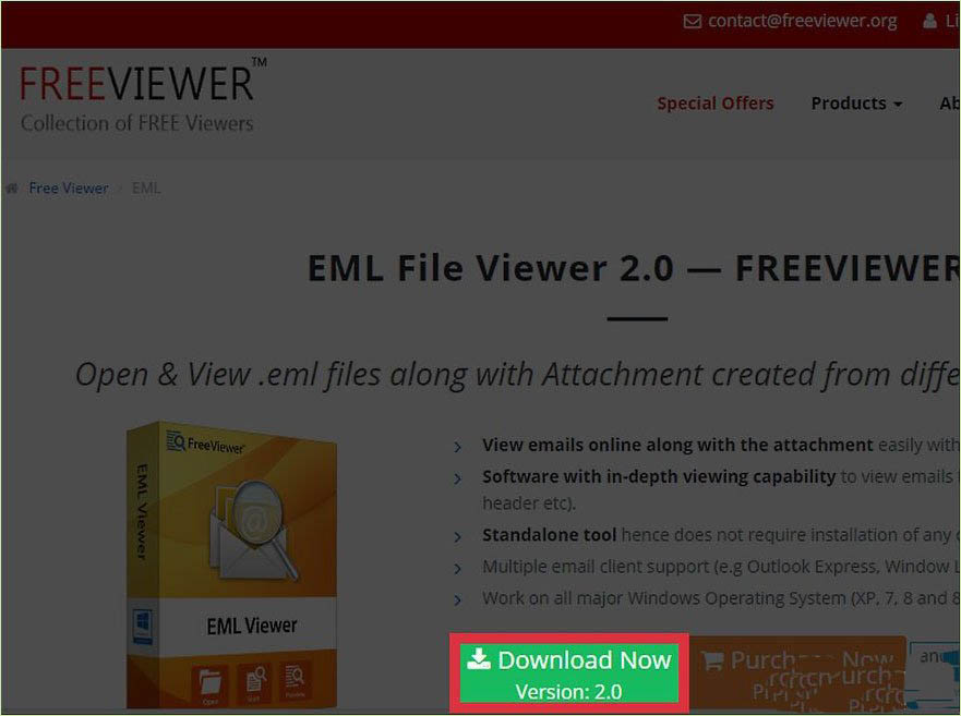 免费的EML文件浏览器